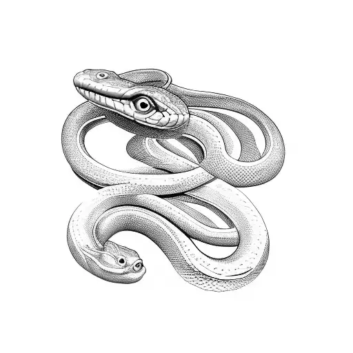 Snake Around An Ancle