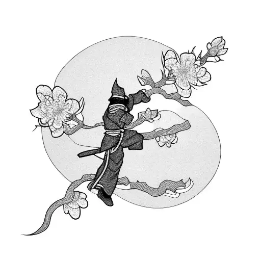 Japanese Blossom Tree Ninja