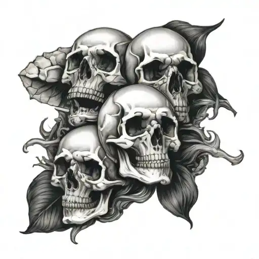 3 Skull Head