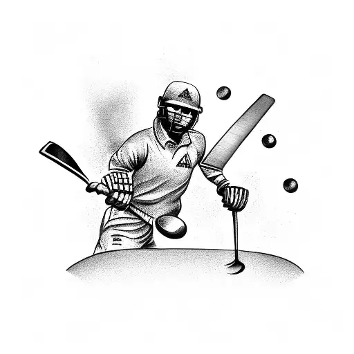 A Cricket Player Cooking A Delicious Meal On A Barbecue Grill