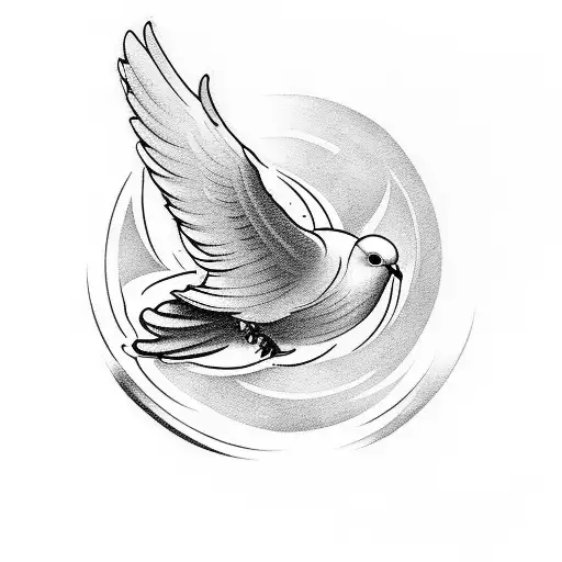 Holy Spirit Descending As A Dove