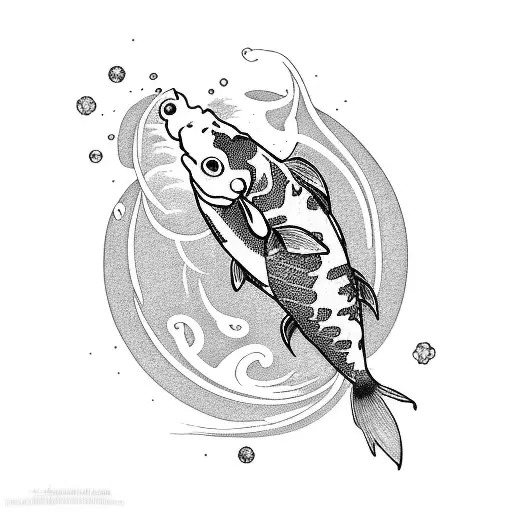 Koi Fish In Space