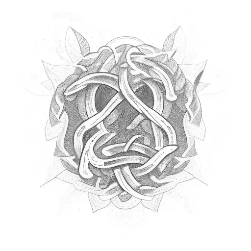 A Turbocharger With Nature Elements Intertwined