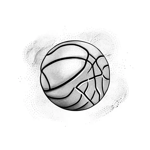 A Basketball Player Dunking A Ball With A World Map In The Background