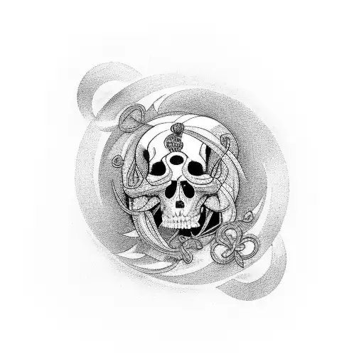 Symbolic Representation Of The Cycle Of Life And Death Un Mithologic Nordic