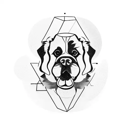 Abstract Geometric Design Of A Saint Bernard
