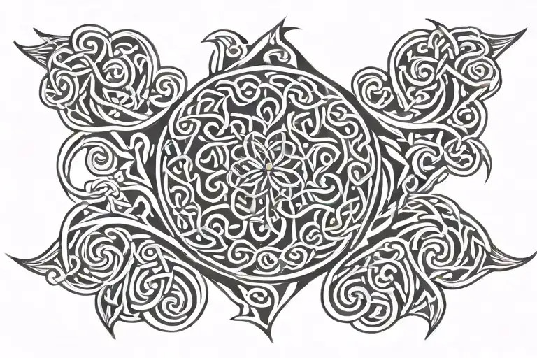 Celtic Line Pattern