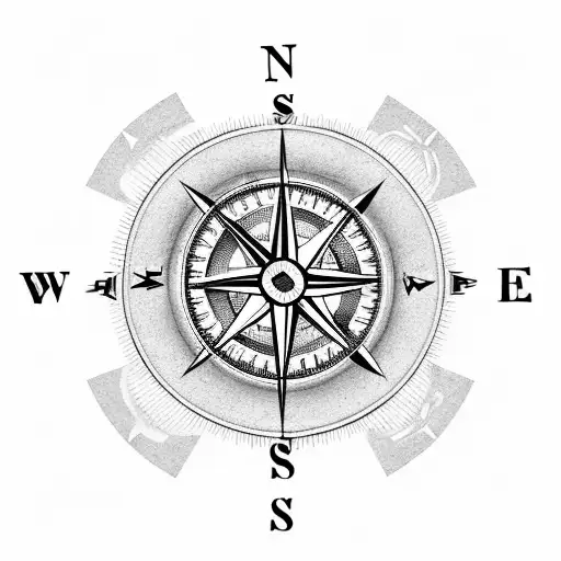 A Compass With The Words 'My Son' And 'Hard Work'