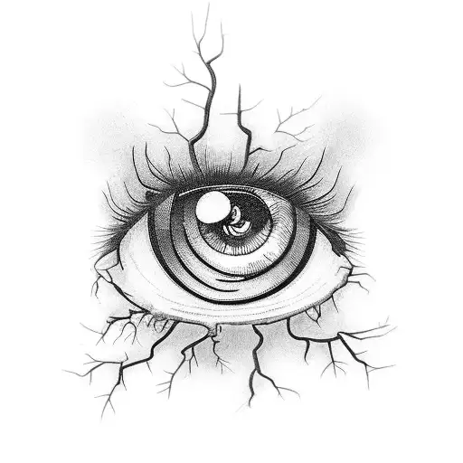 Eye With Tree Pupil