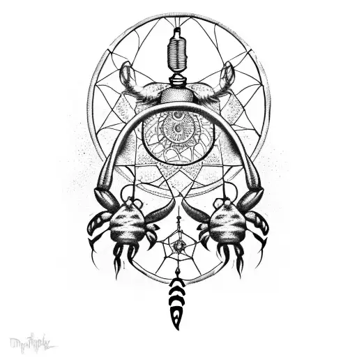 Dreamcatcher With Scorpion