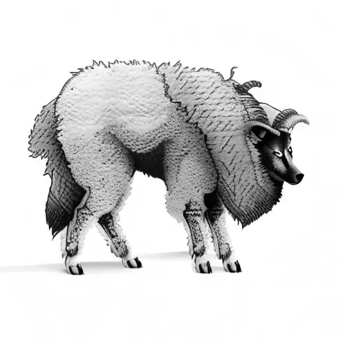 A Wolf Wearing Sheep Skin As A Cover
