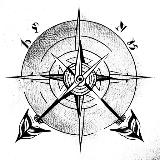 Compass With Arrow