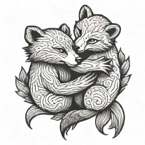 The Bear Hugs The Fox