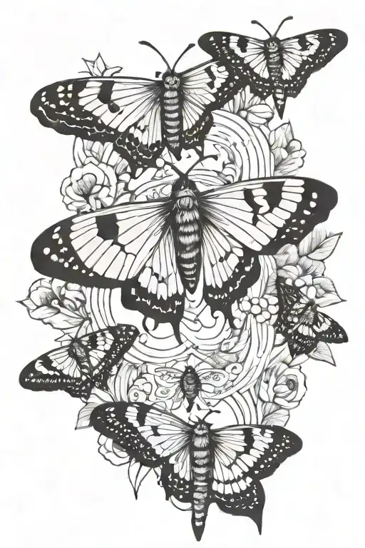 Moth In The Hierarchy Showing Humans Connection