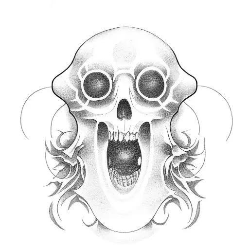 Ghost With Background