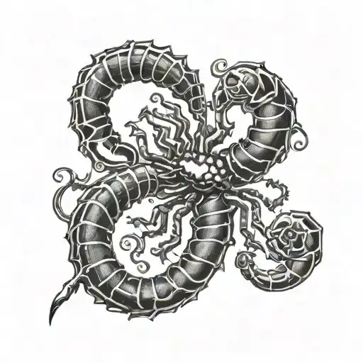 Scorpio Zodiac Sign With Words