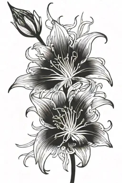 Spider Lily With A Surprise Twist