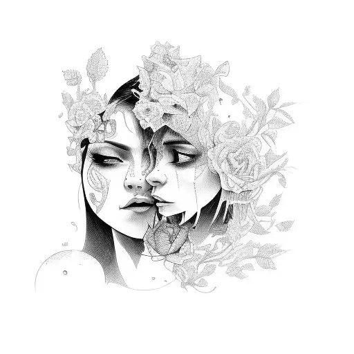 A Sorrowful Love Story Depicted Through A Series Of Symbolic Images