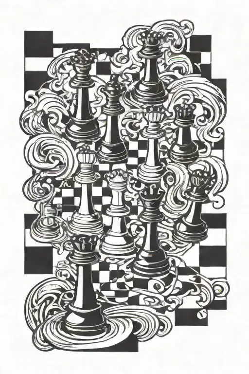 Chess And Music Themed