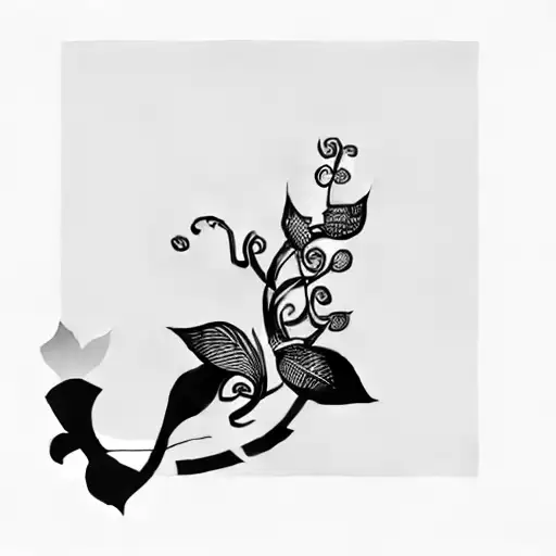 Vine Wrap Around Design