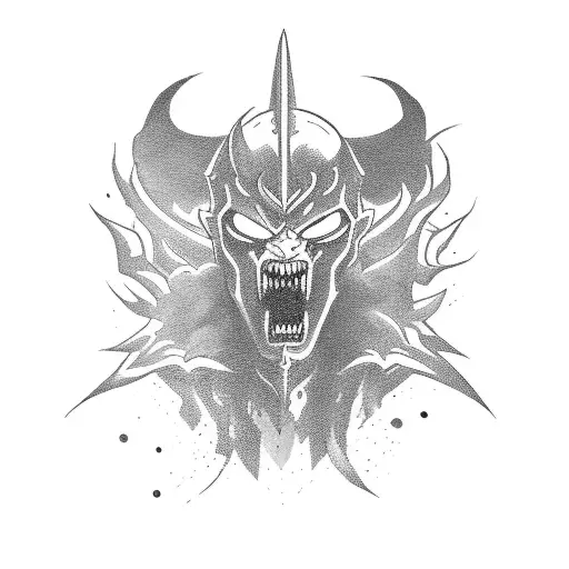 Paladin Fighting A Demon