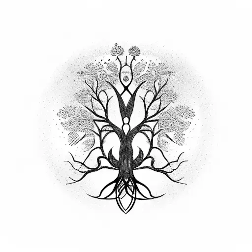 Yoga Style Tree Of Life