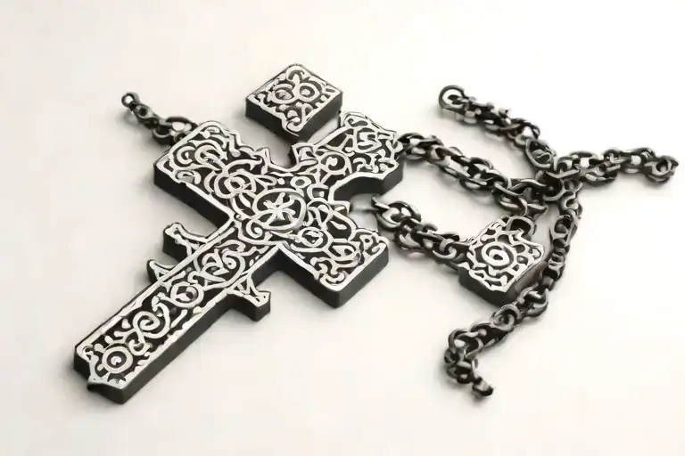 Tombstone Cross Rosary