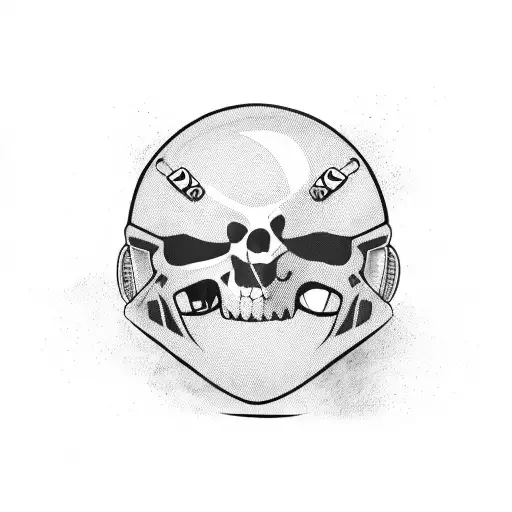 Motocross Helmet Pirate Flag