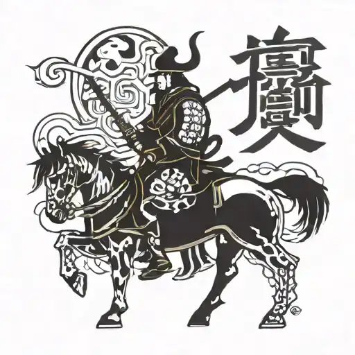 Gusoku Samurai With The Peace Kanji