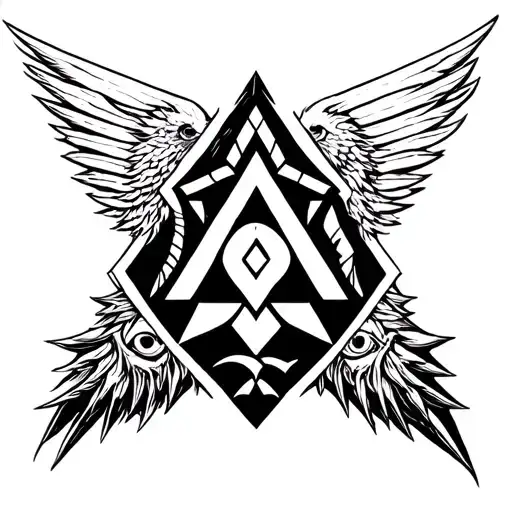 Adam Michelangelo And Valknut Symbol