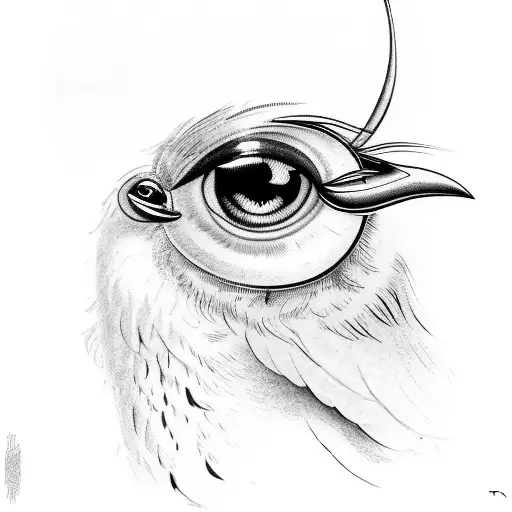 Eye Of Horus Cy Twombly Bird