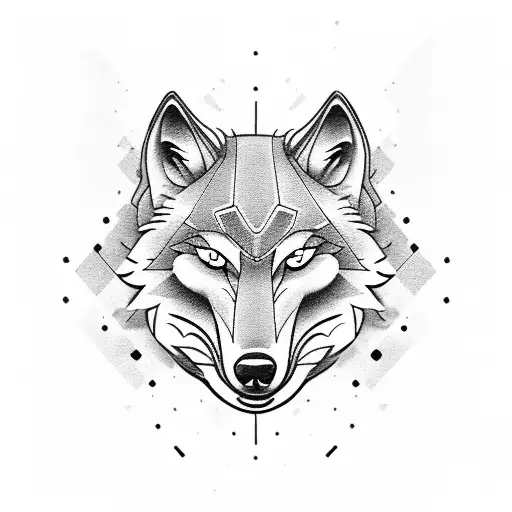 Wolf With Mask