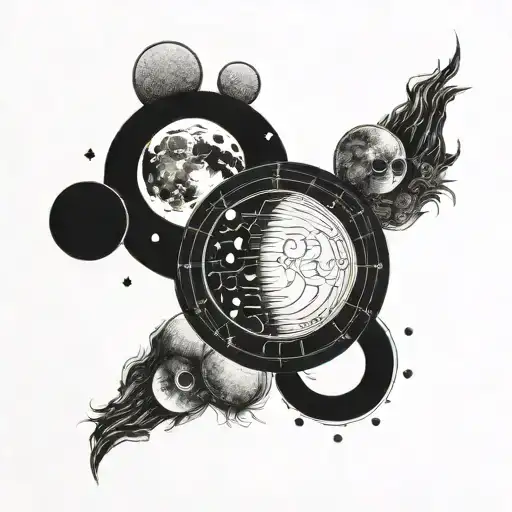 Celestial Moon Phases