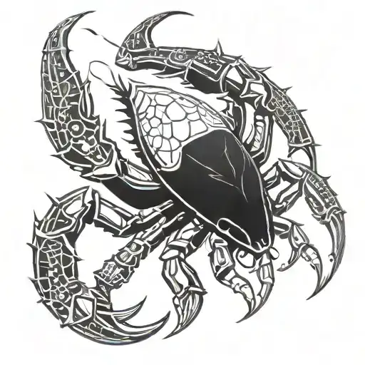A Futuristic Scorpion And Crab Hybrid Design