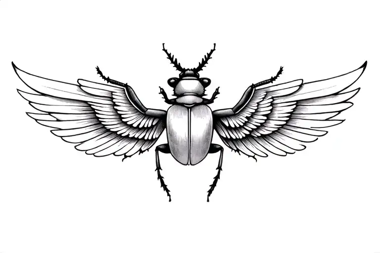 Ancient Egyptian Winged Beetle Armband