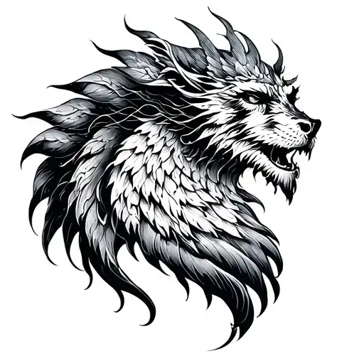 Combine Elements Of Greek And Roman Mythology To Create A Unique Mythical Creature Tattoo Design