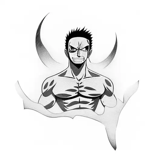 Create A Tattoo Featuring Zoro From A One Piece