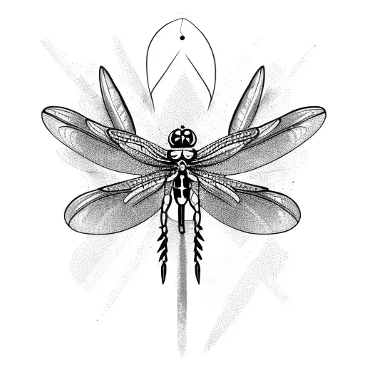 A Majestic Dragonfly With Intricate Wings