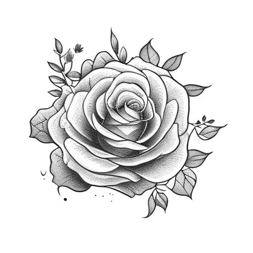 A Bouquet Of Flowers With A Hidden Dog Silhouette