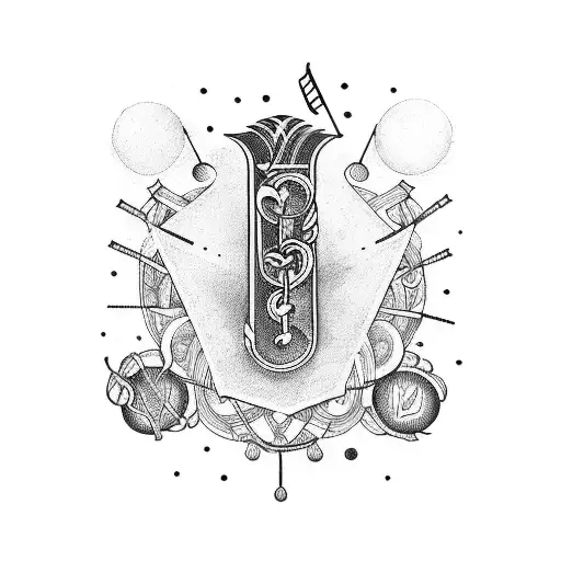 A Tarot Card Deck With Music Notes Incorporated Into The Design