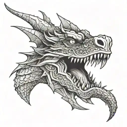 Earth Dragon Head Only