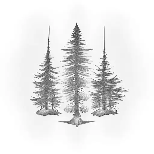 Branch Of A Pine Tree