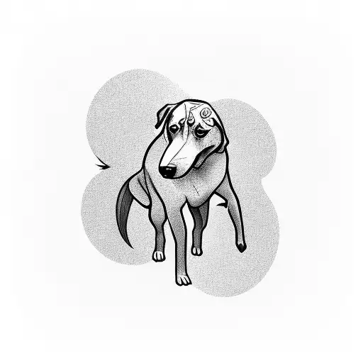 Groomer's Hands With A Dog