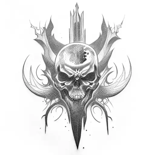 Creepy Dark Long Weapon