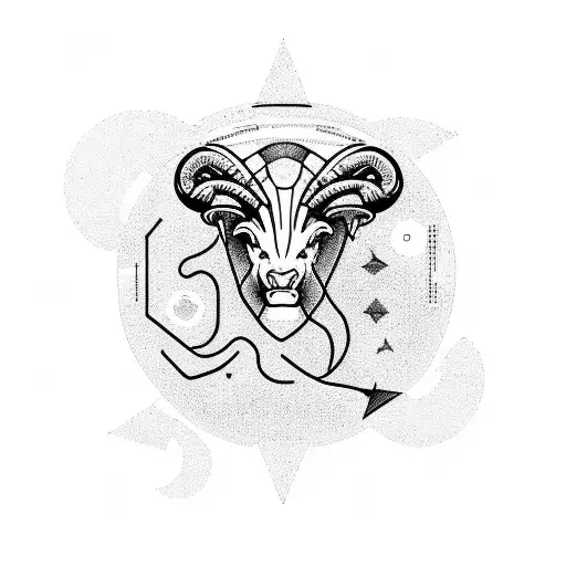 Aries Constellation Surrounded By Trap And Rap Lyrics