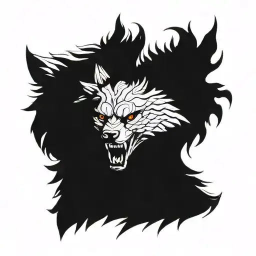 Fierce Protective Silent Strong Man Wolf Looking Forward