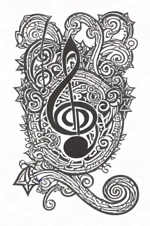 Cerridwen Symbol Music Notes