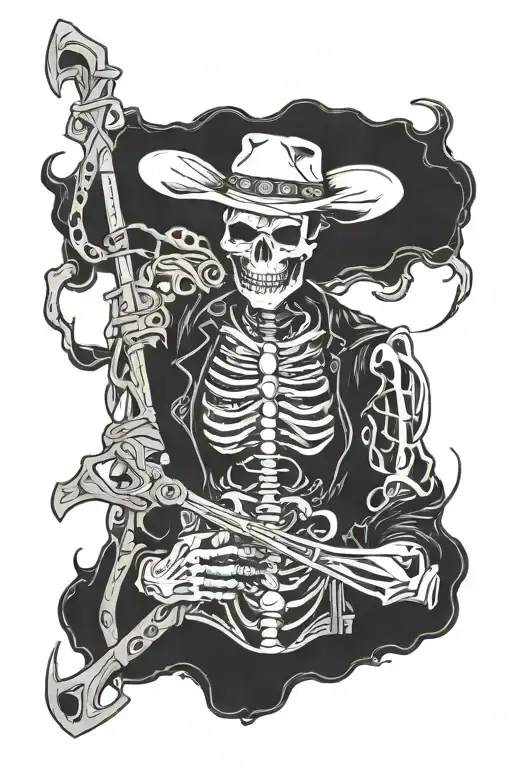 Skelaton Cowboy