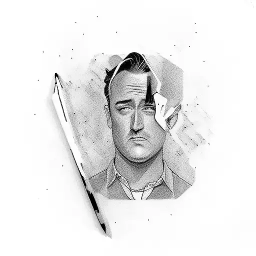 Chandler Bing Portrait
