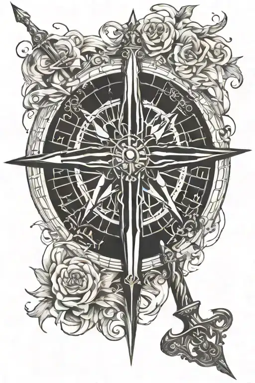 Sword Compass Fawkes